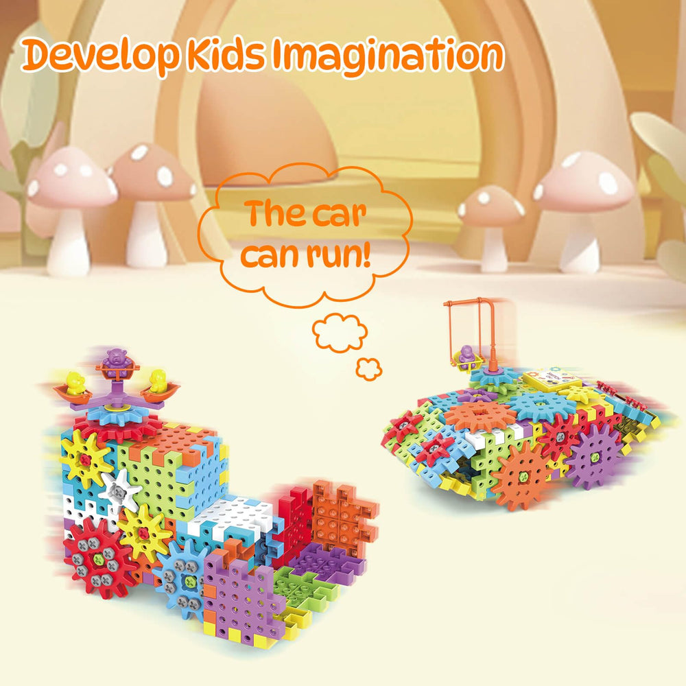 Hands-on learning: Pycoal gears building blocks build cars and machines
