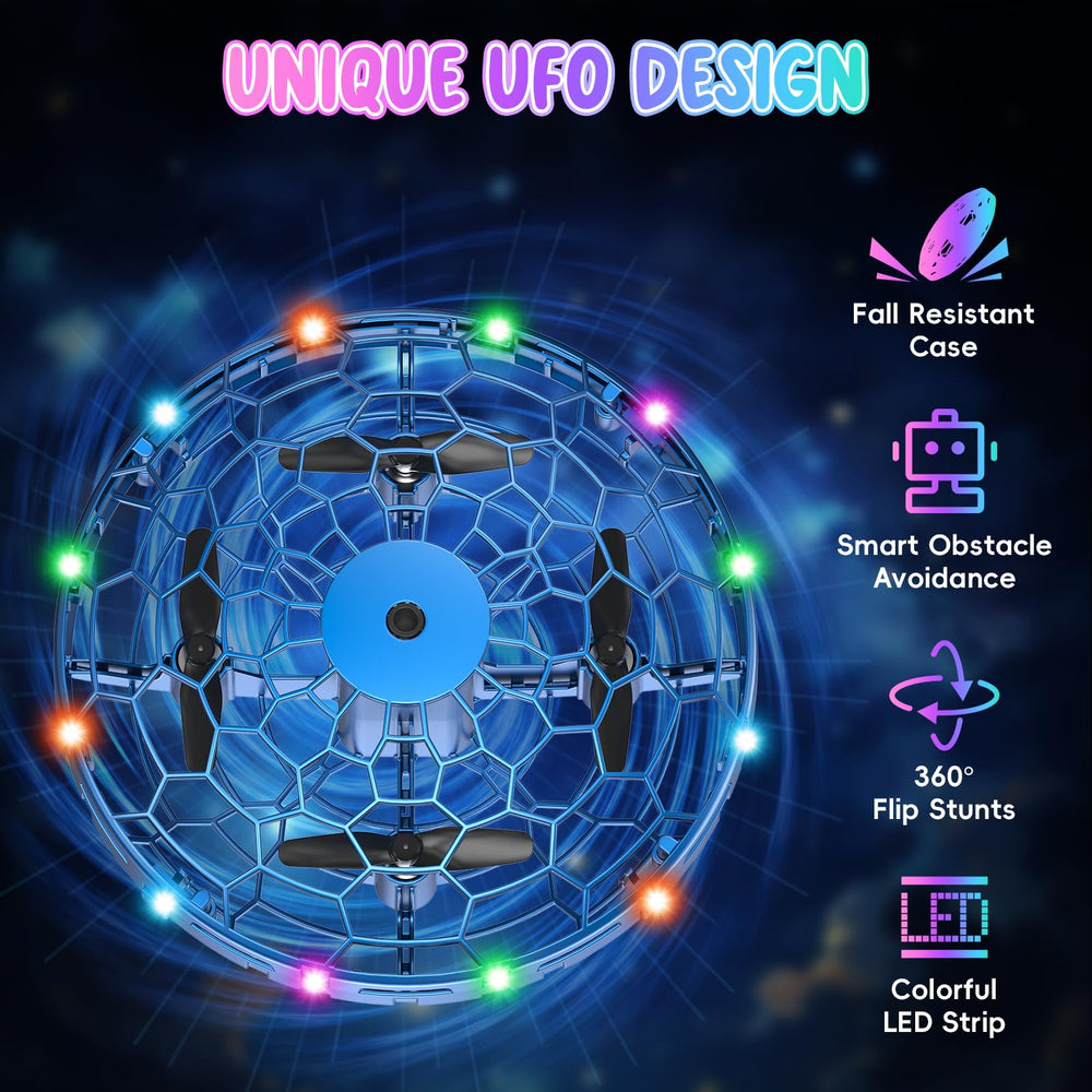 PYMSRTY Hand-gesture control drone for easy hover and flips.