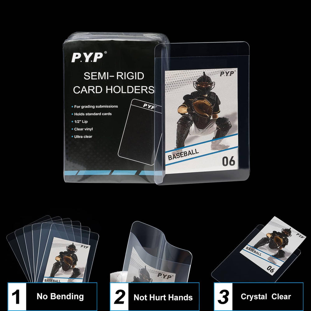 P.Y.P durable 200-count pack ensures sleeves are always on hand.