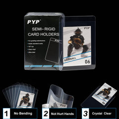 P.Y.P durable 200-count pack ensures sleeves are always on hand.