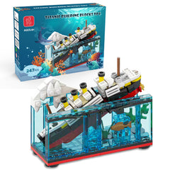 PYPIBAWLY Titanic sink close-up; vivid bricks for creative play