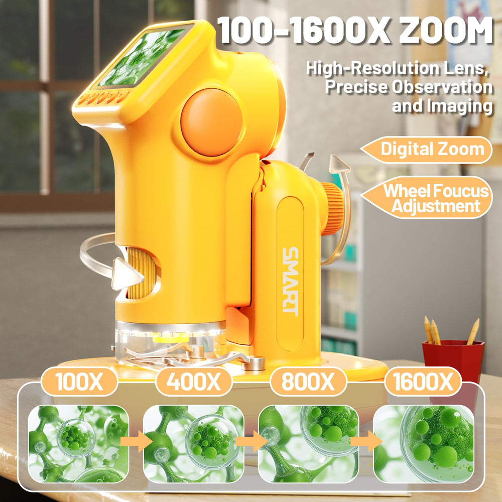 Detachable base supports stable outdoor observation.