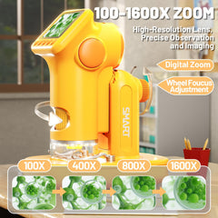 Detachable base supports stable outdoor observation.