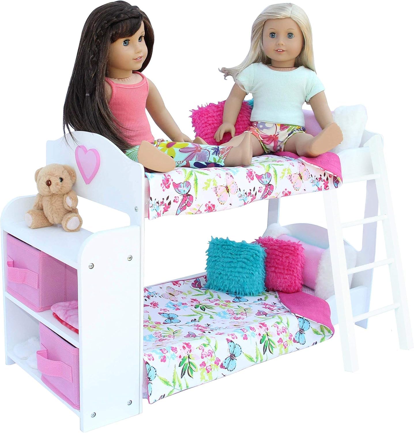 PZAS Toys Doll Bunk Bed assembly showcases sturdy, kid-friendly construction for imaginative play.