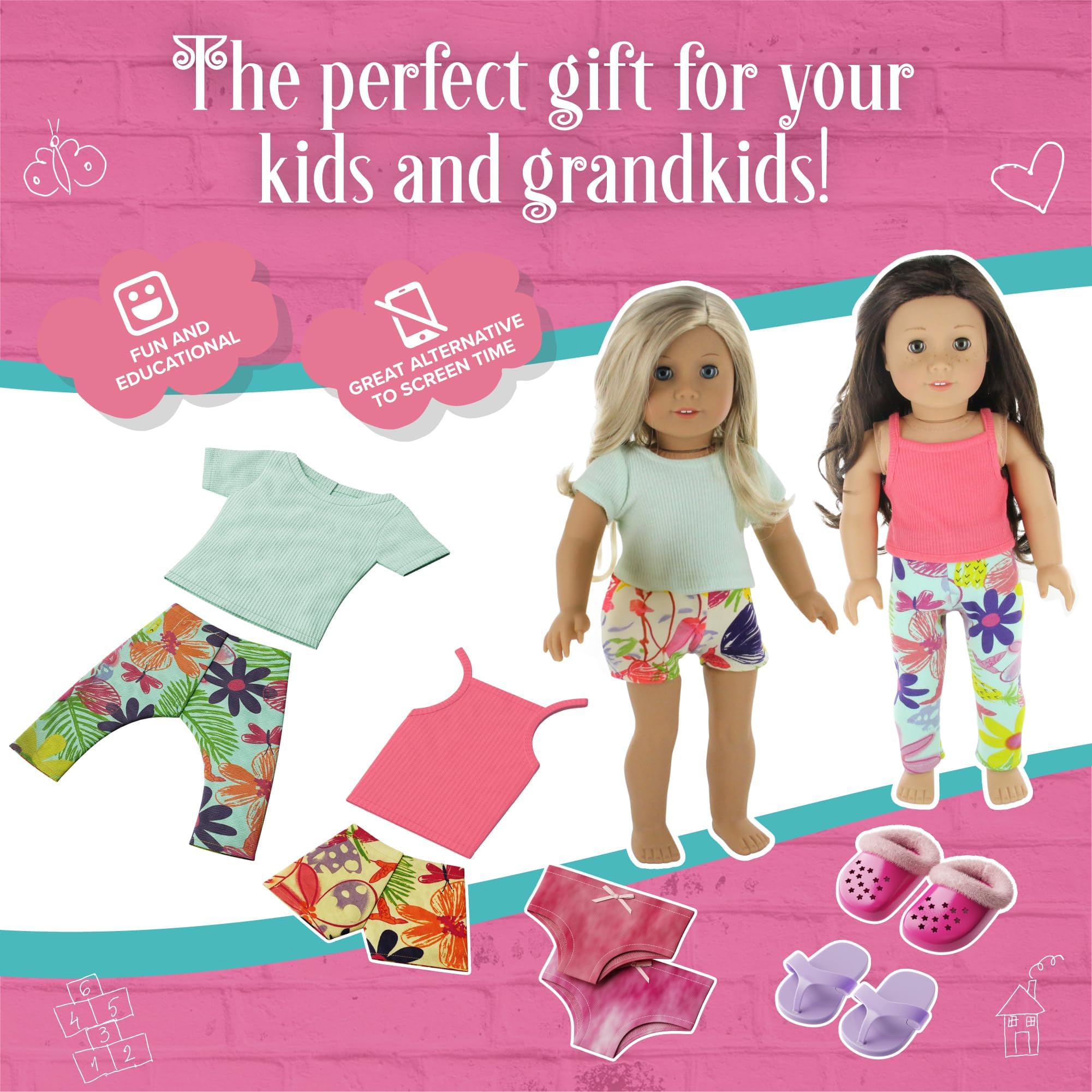 PZAS Toys Doll Bunk Bed pajamas complete bedtime routines for dolls.