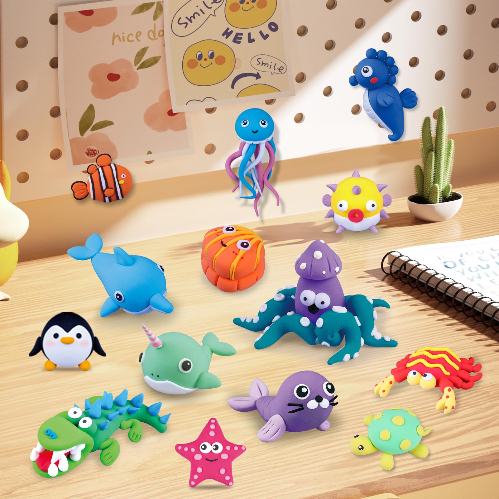 QANIY clay colors and sculpting tools for easy crafting