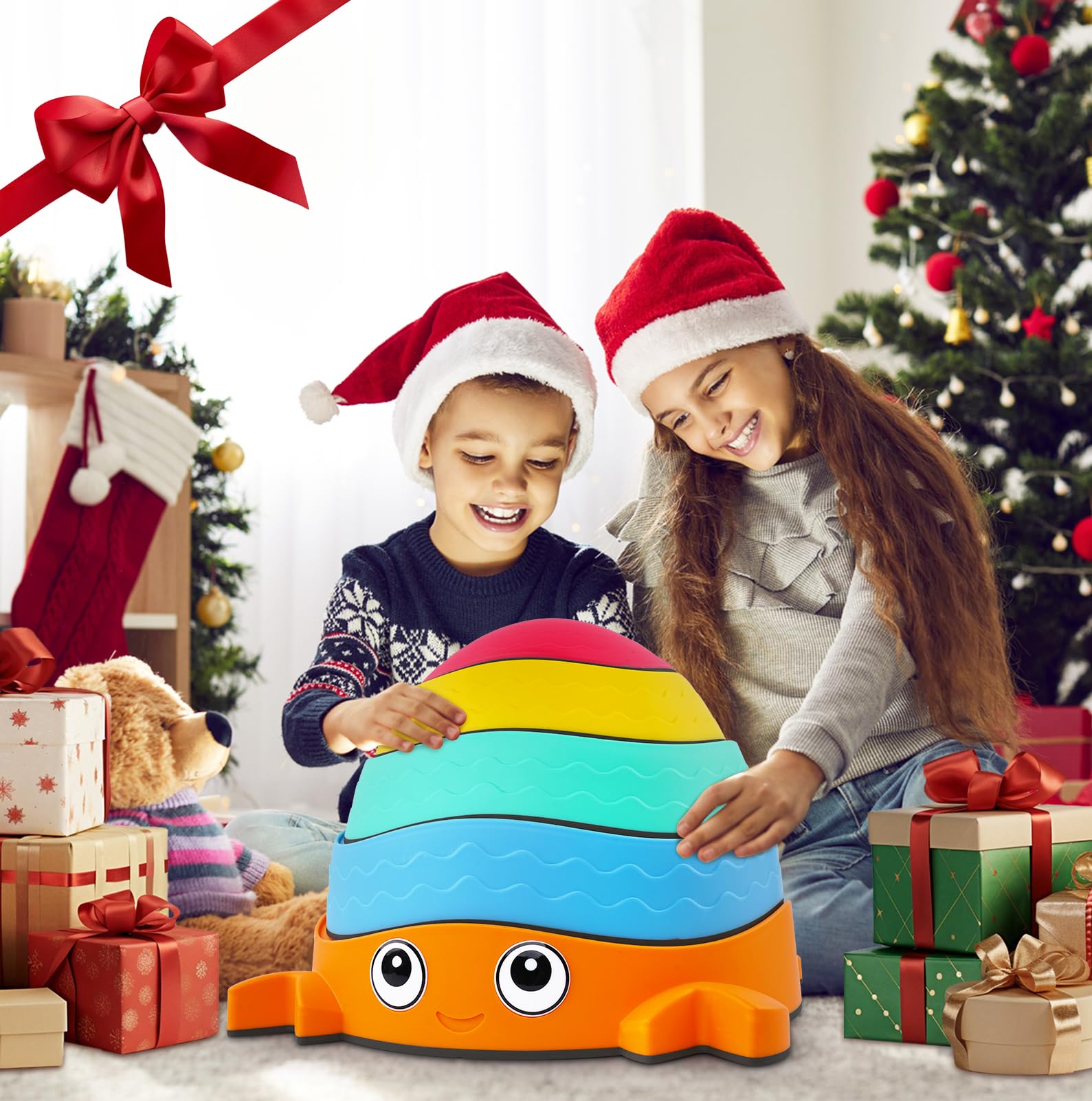 QANIY Crabs Balance Stones inspire creative obstacle courses and imaginative paths.
