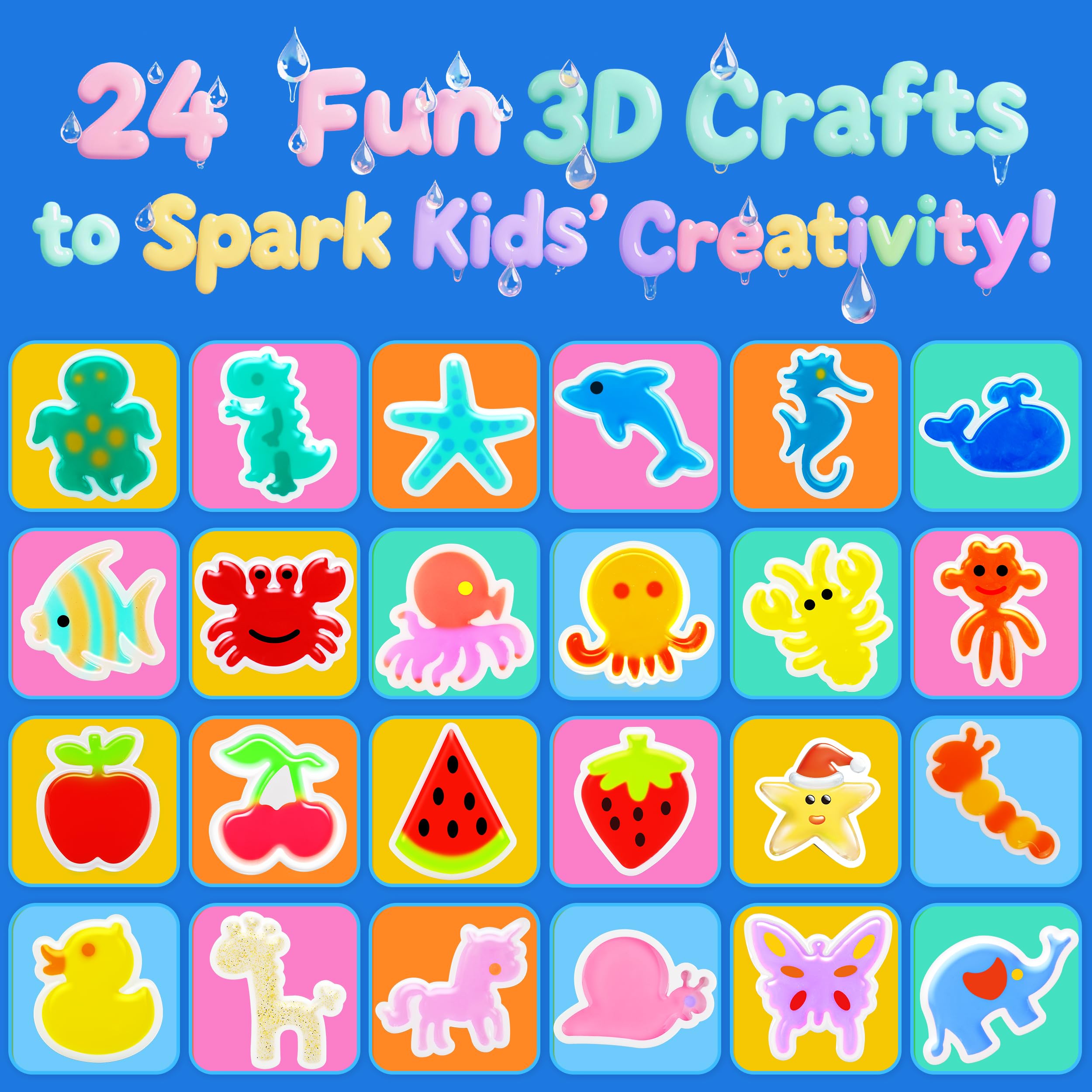 QANIY Magic Water Elf Kit magic powder supports varied textures and effects