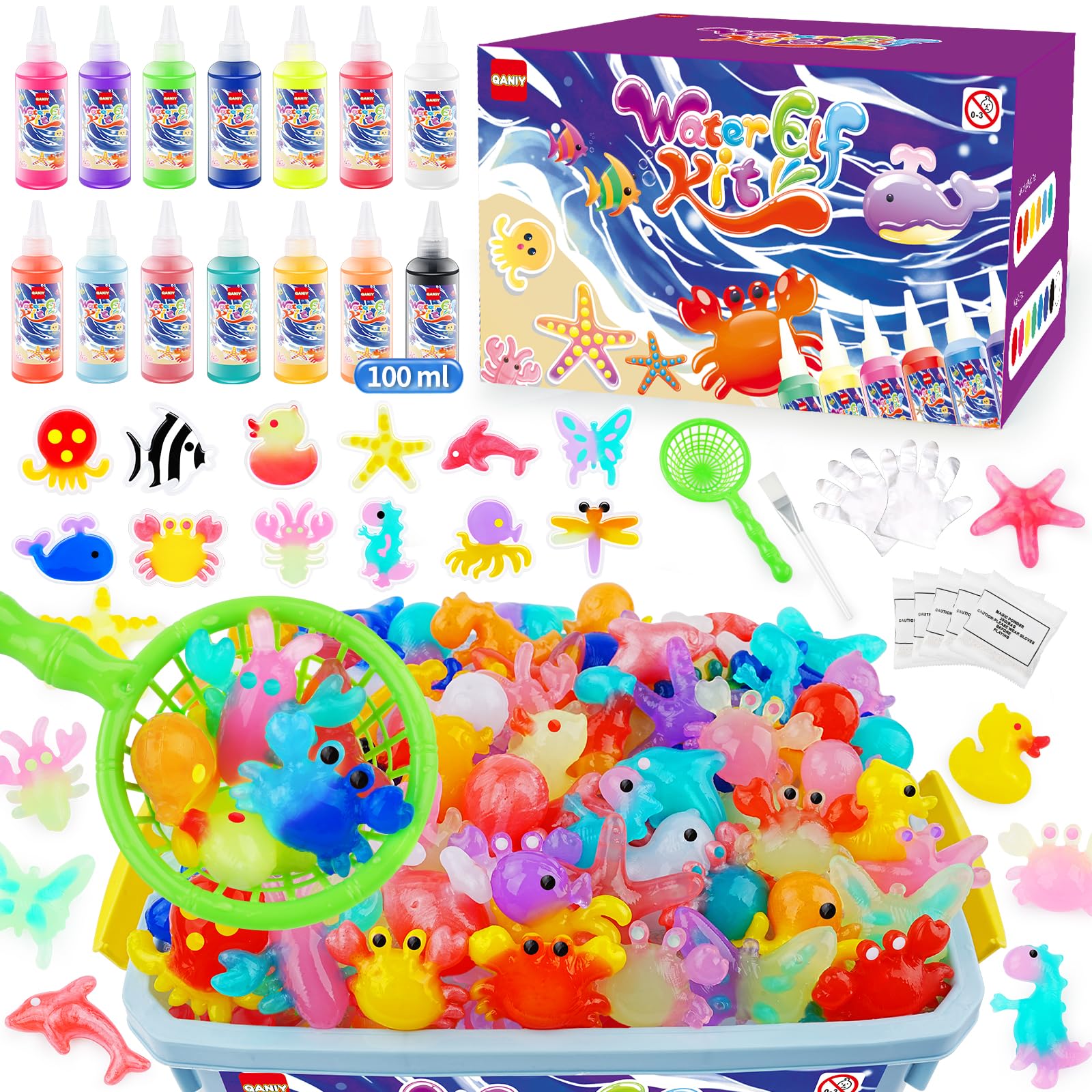 QANIY Magic Water Elf Kit molds for creative 3D marine characters.