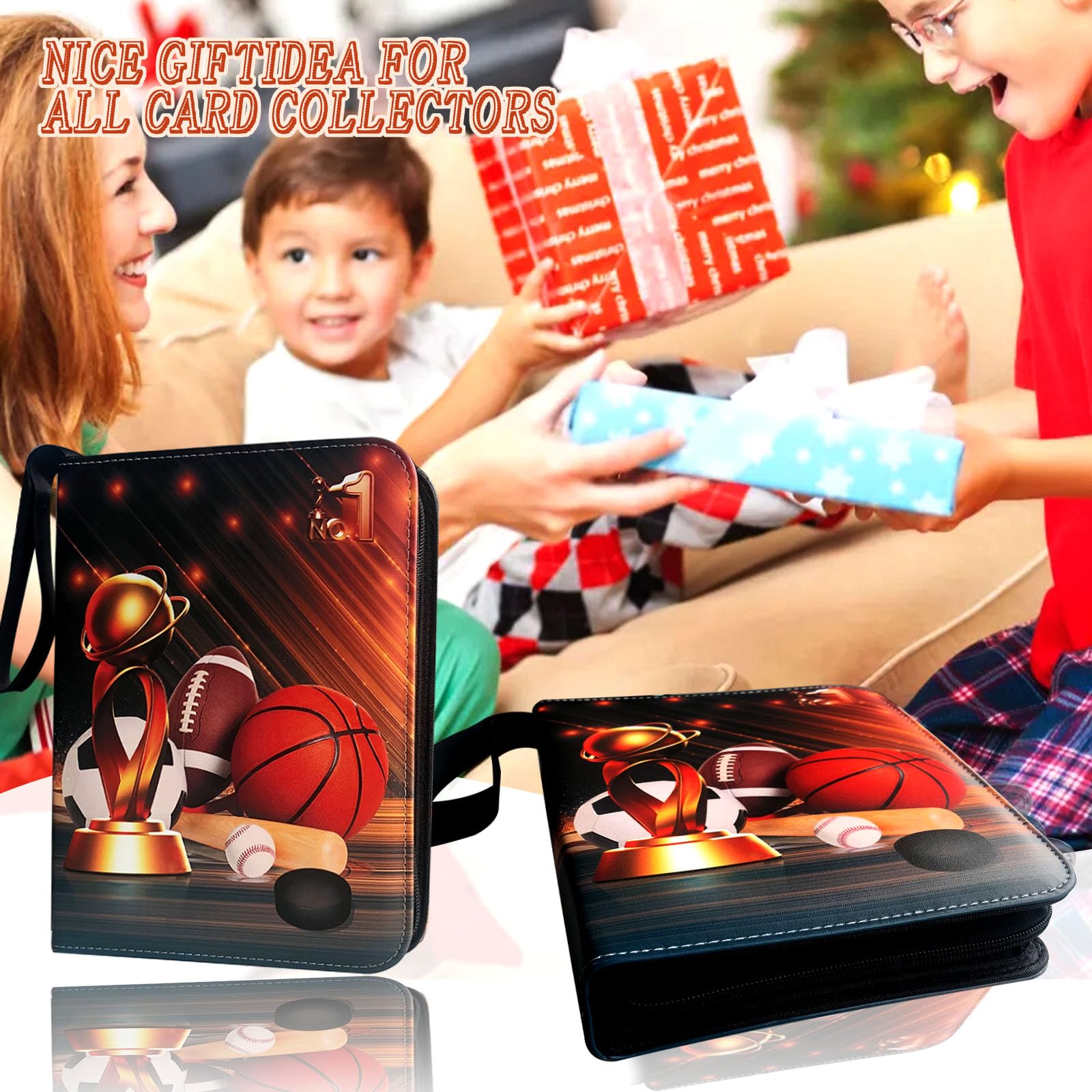 QANYYO travel-ready binder suits sports, gaming, and school collections