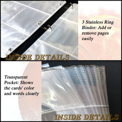 QANYYO binder uses waterproof PU fabric for spill resistance and durability.