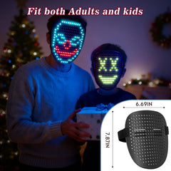 QAQ LED Mask button activation for quick pattern changes