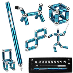 QAQcew fidget pen blue – magnetic play for focus and stress relief.