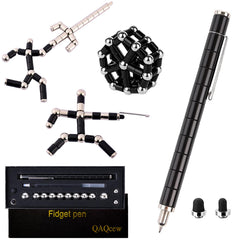 QAQcew fidget pen magnetic toy in hand showing portable design for focus
