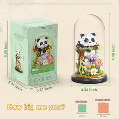 QARULUS Panda Flowers detailed build manual guides quick assembly.