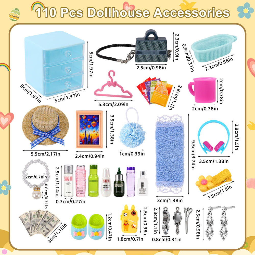 QAUYETM mini shampoo bottle adds authentic bathroom detail for dollhouse fans.