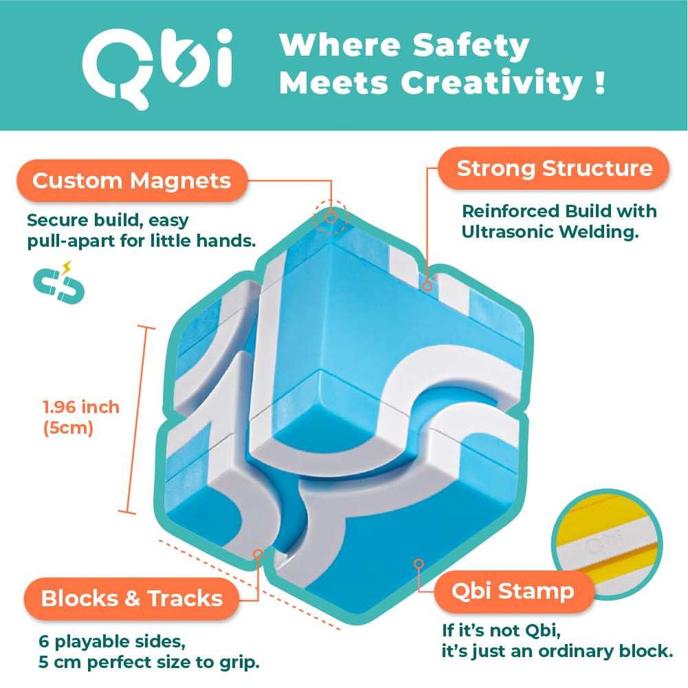 QBI Play Starter garage launcher showcases interactive launch action and repeatable cause-effect play