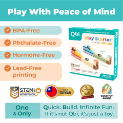 QBI Play Starter push-and-go cars highlight hands-on exploration and motor-skill development