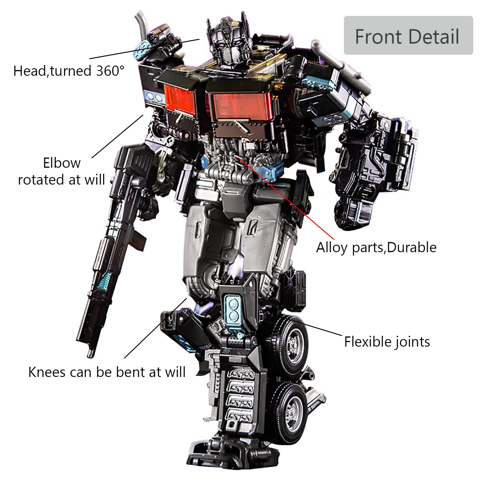 QCCX deformation figure robot with smooth joint articulation for poseability.
