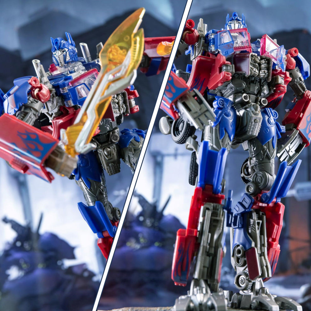 QCCX transforming figure stands 17 cm tall for visible display
