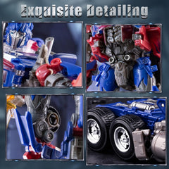 QCCX transforming figure with weapons attachments for imaginative battles