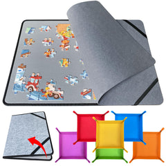 QCFDLCX folding puzzle board offers a flat, stable workspace for 1000-piece puzzles