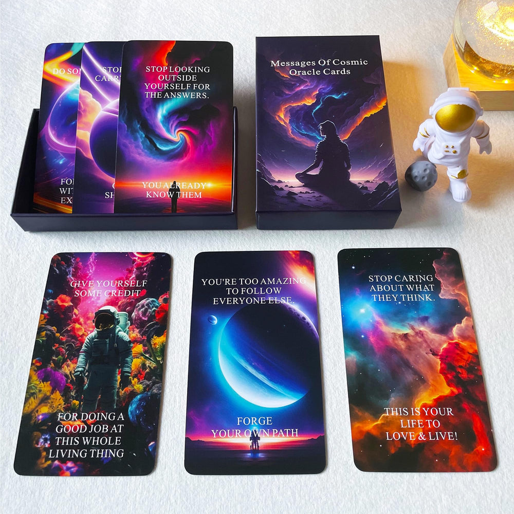 Qcsdckot Cosmic Guidance Deck provides clear messages for goal setting and insight.