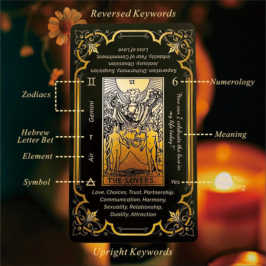 Qcsdckot gold-edged tarot cards closeup shows luxe edging.