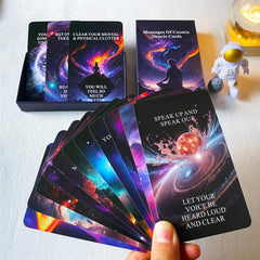 Qcsdckot Higher Self Affirmations Card for daily inspiration and self-reflection.