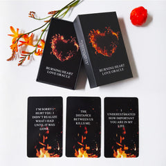 Qcsdckot QueenOfPain burning heart card 1—insight into what someone is thinking.