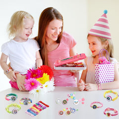 QDGMXIV elastics, buckles, and stickers enable quick, sturdy creations.