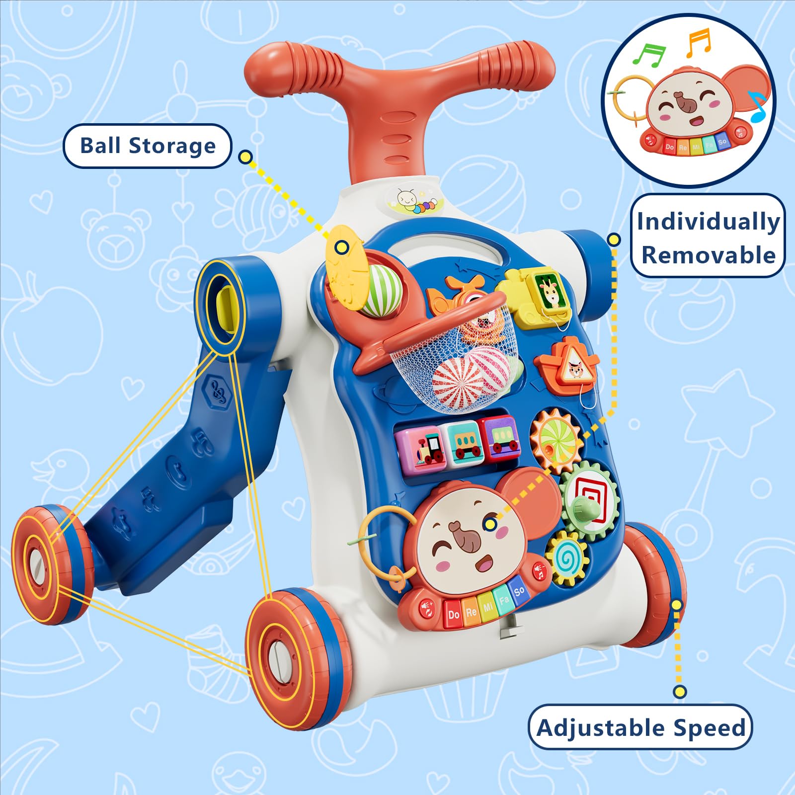 QDRAGON activity center helps color and shape recognition through playful input