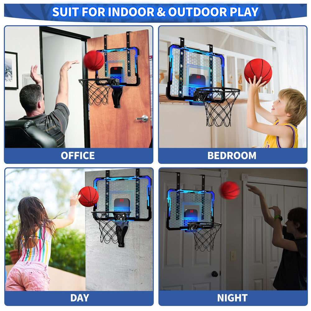 QDRAGON hoop suitable for bedroom, playroom, or office spaces.