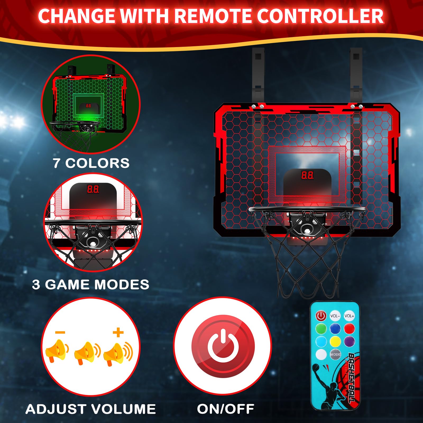 QDRAGON three game modes recreate real basketball play at home.