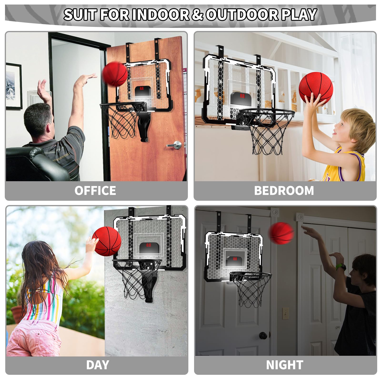 QDRAGON kids basketball toy gift for birthdays or holidays
