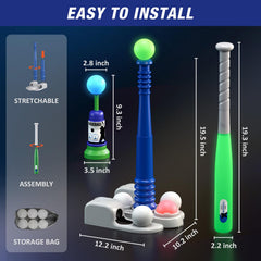QDRAGON LED Tball portable set with storage bag for trips.