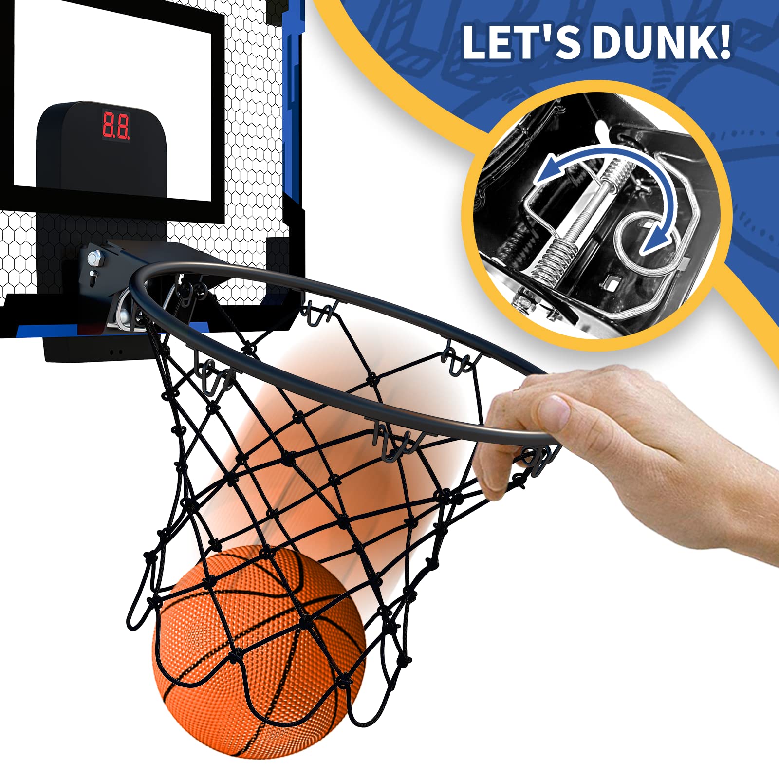 QDRAGON reinforced steel rim built for durable play