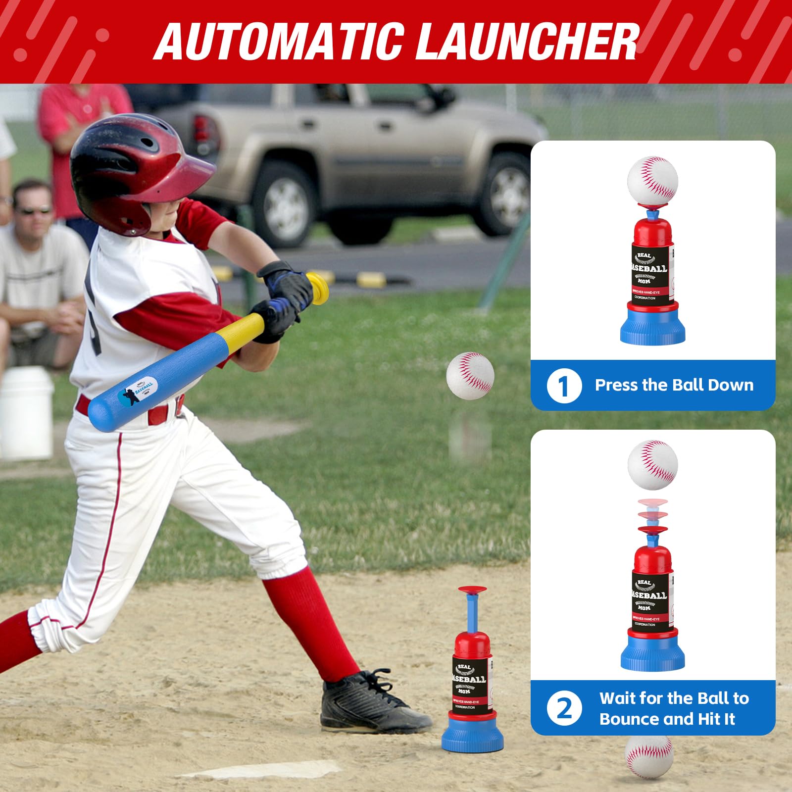 QDRAGON toss-and-catch game with soft balls builds hand-eye coordination