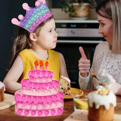 QETRABONE crown fidget bubble toy for sensory play and classroom rewards