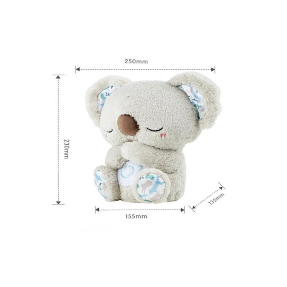 QFCST Relief Koala bedtime scene supports gentle sleep routine.