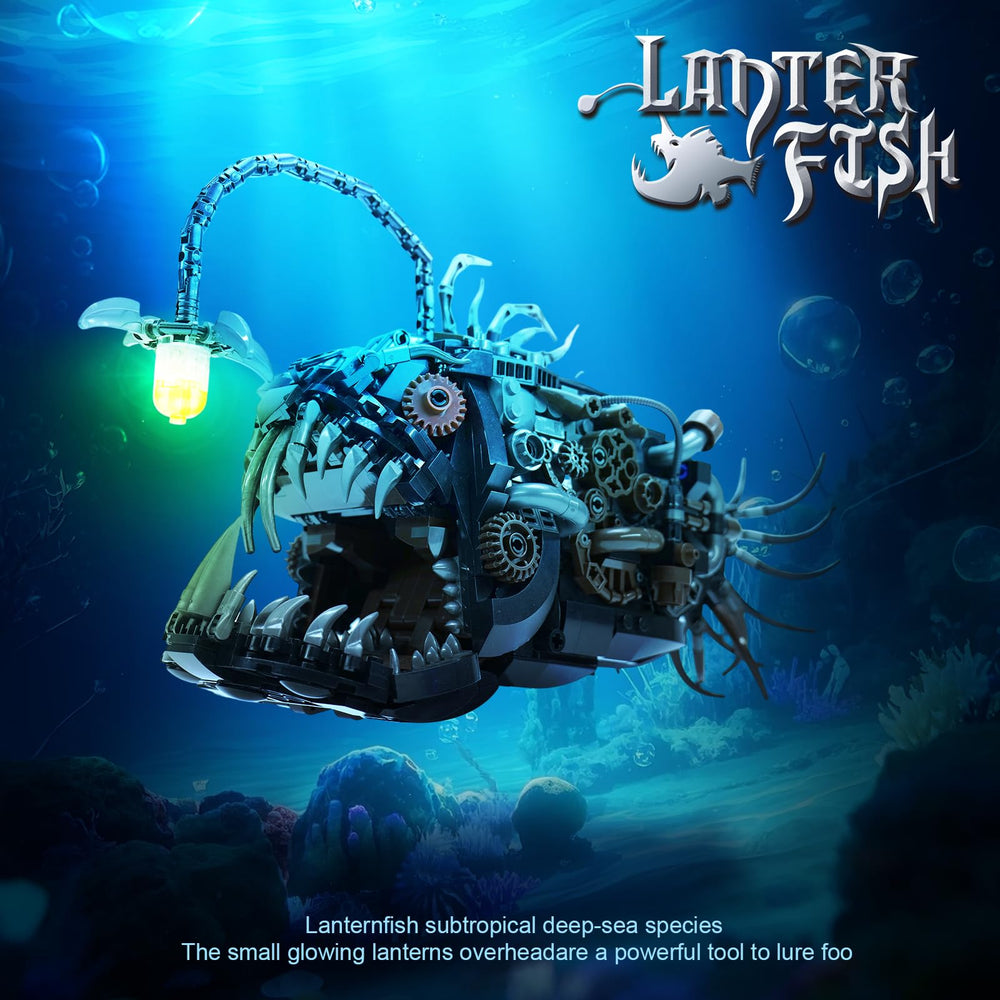QFJ Anglerfish movable fins detail for interactive pose and exploration