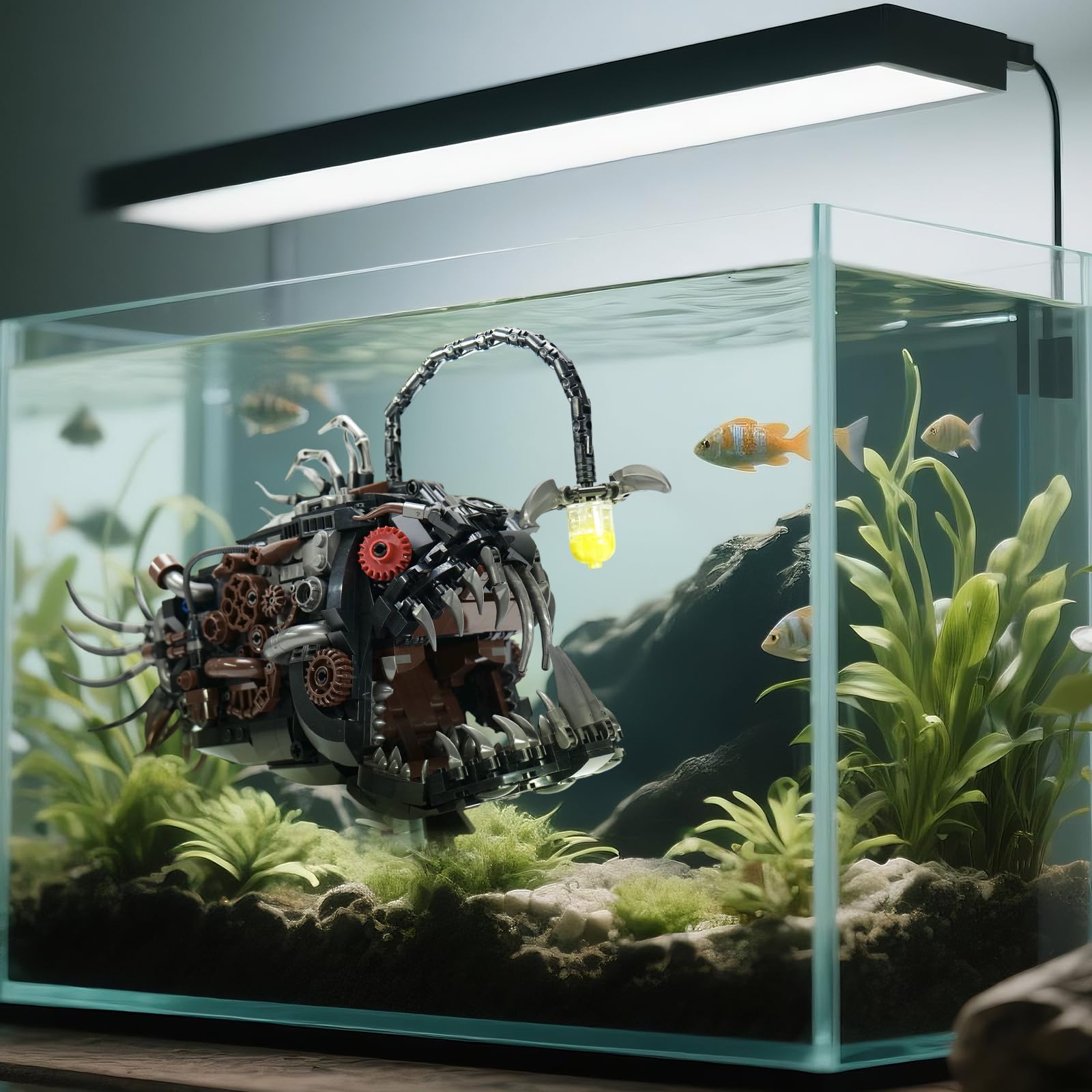 QFJ Anglerfish tail is flexible for dynamic display poses