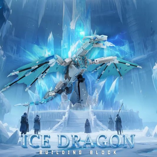 QFJ Ice Dragon front view for impressive shelf display.