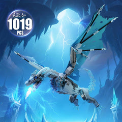 QFJ Ice Dragon wings extended—dynamic display option.