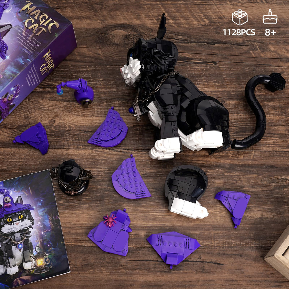 QFJ Ideas Harry Magic Cat Model display scene on a shelf
