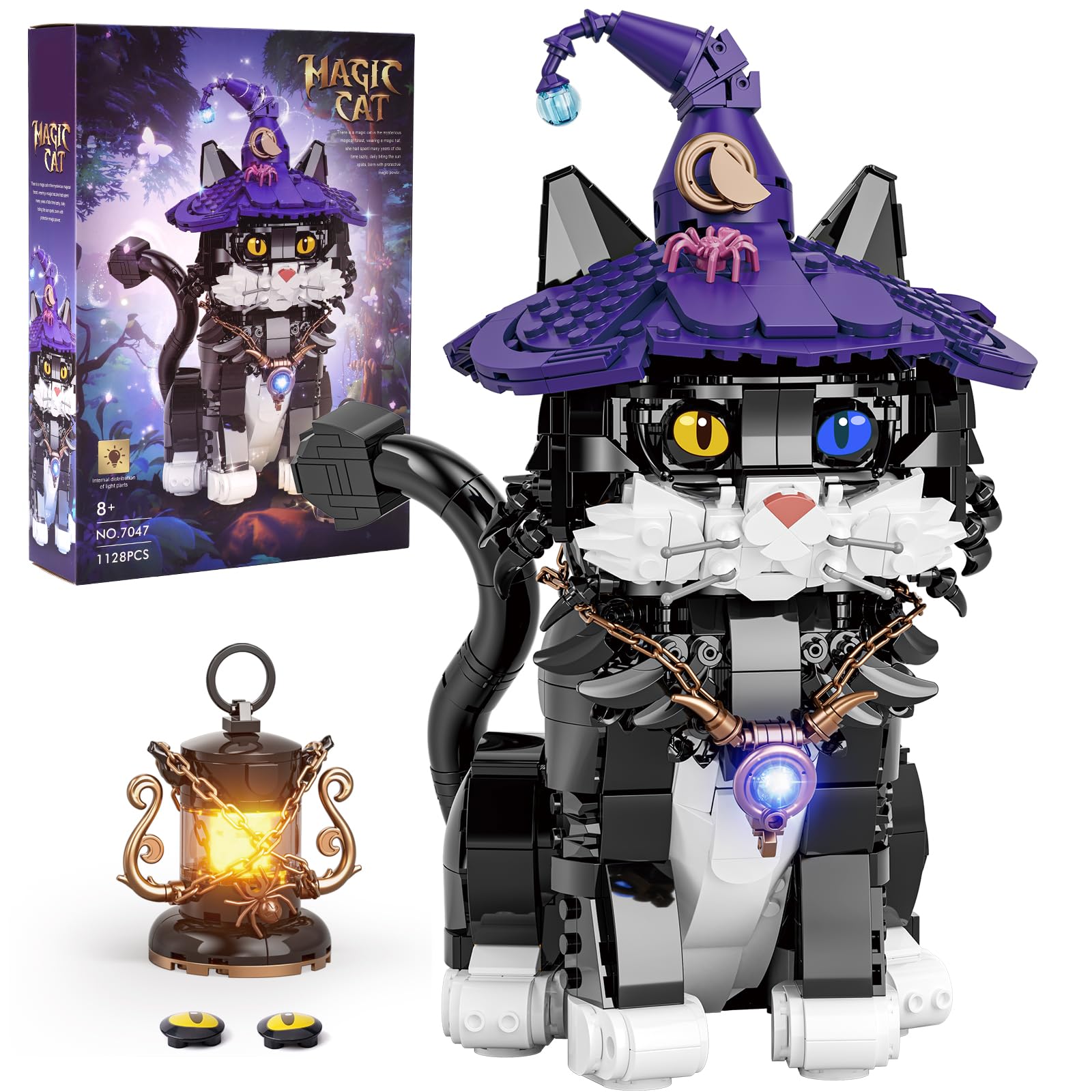 QFJ Ideas Harry Magic Cat Model front view for shelves and display