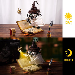 QFJ Ideas Magic World Owl Building Set detailed accessories invite imaginative play.