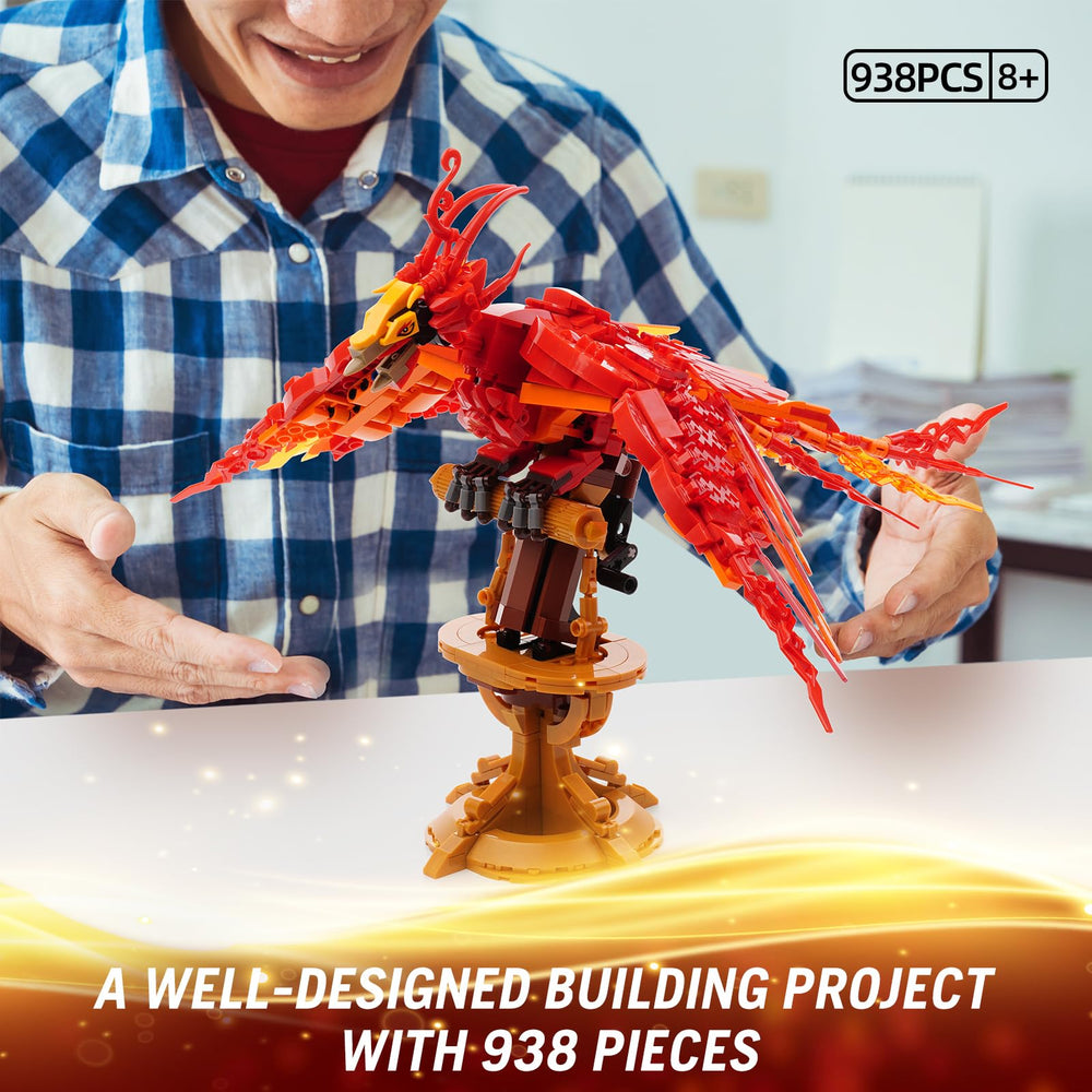 QFJ Moc Fire Phoenix assembly guide supports builders of all levels.