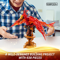 QFJ Moc Fire Phoenix assembly guide supports builders of all levels.