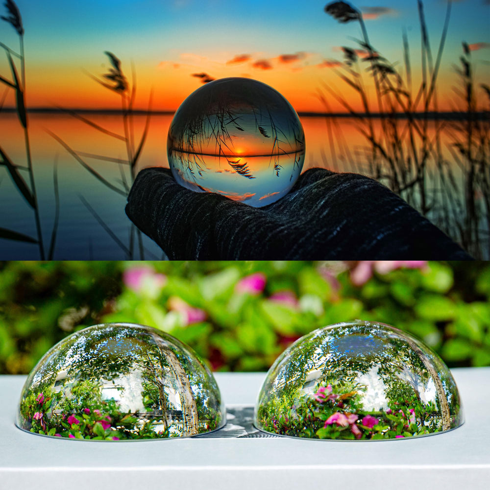 QFkris 60mm dome magnifier enlarging fine details for close-up study.
